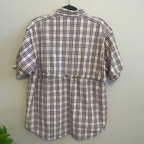 Columbia Men’s PFG Super Bonehead Texas A&M Button Down Small Maroon Football - Picture 5 of 8